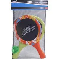 Neopren Beachball Set mit Ball und zwei Schlägern, ca. 22x39 cm