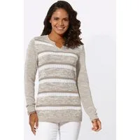 Witt Strickpullover Pullover Langarm Mustermix gestrickt