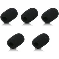 kwmobile Mikrofon Windschutz Set (5-tlg), 5 x Headset Mikro Schutz 2x3,2x1 cm aus Schaumstoff