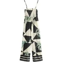 Next Jumpsuit Gesmokter Bandeau-Overall – Kurz (1-tlg)