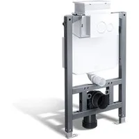 HOROW Vorwandelement WC Unterputz Wand-WC Spülkasten mit betätigungsplatte BH 82cm, Vorwandelement WC, Element für Wand-WC, - 50×12×82 cm