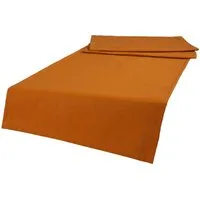 beties Tischläufer Wunschton (1-tlg, 1 Stück Tischläufer), Tischläufer ca. 40x130 cm, unifarben, einfarbig sanddorn-orange