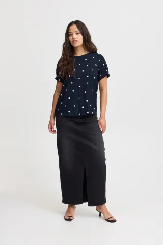 Kurzarm-Bluse IHVERA Kurzarm-Bluse Regular fit