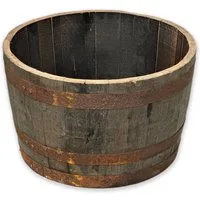 Temesso Pflanzkübel D 65cm - Halbes originales schottisches Whiskyfass