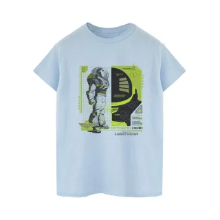 Disney - "Lightyear Buzz Tech Panel" T-Shirt für Herren (Babyblau)