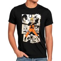 style3 T-Shirt Ninja Comic kakashi sasuke kage naruto anime manga cosplay anime