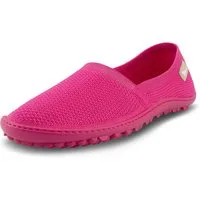 Leguano FLAIR Barfußschuh Schlupfschuh, Halbschuh, Slipper mit Logo-Aufnäher