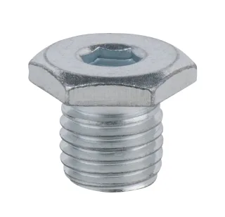 KS Tools Ölablassschraube, Innen6kant 13mm, M12x1,5x13,5mm, 10er-Pack - 430.1016