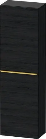 Duravit D-Neo Halbhochschrank Eiche Schwarz Matt 400x240x1320 mm - DE1318R34160000 DE1318R34160000