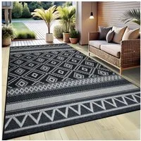 OTTO home Teppich Toronto auch als Läufer erhältlich, rechteckig, Höhe: 3 mm, In- und Outdoor geeignet, Sisal-Optik, Wetterfest & UV-beständig, Boho