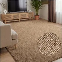 ELLE DECORATION Teppich Rocco, rechteckig, Höhe: 10 mm, Läufer, waschbar, Wohnzimmer, Esszimmer, Woll-Optik