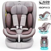 Daliya® Autokindersitz ROTAZIONE Kindersitz, Autositz, Kinderautositz, Babyschale, ab: ab Geburt, bis: bis 12 Jahre, ab: 40 cm, bis: 150 cm, 8-stufige Sitzneigungsverstellung, höhenverstellbare Kopfstütze