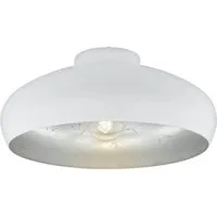 EGLO Deckenleuchte MOGANO, ohne Leuchtmittel, Leuchtmittel wechselbar, Deckenleuchte Industrial, Vintage, Flurlampe Decke mit E27 Fassung