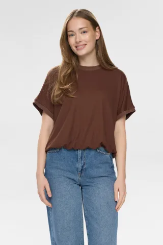 Nümph - NULEAH BOXY TEE chicory coffee - Gr. - XS