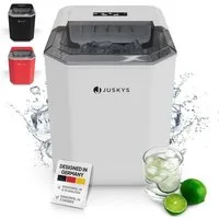 Juskys Eiswürfelmaschine IceOracle, 2 Größen, bis zu 12 kg pro Tag, mit Selbstreinigungsfunktion