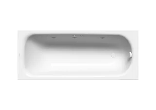 Kaldewei Badewanne SANIFORM PLUS Mod.363-1 BODY, 1700 x 700, alpinweiß,rechts,Sicht. chrom 111860770001