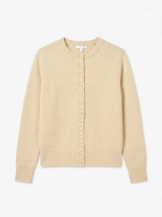 topshop - TSSIA KNITTED CARDIGAN NOOS Ivory Cream - Gr. - M