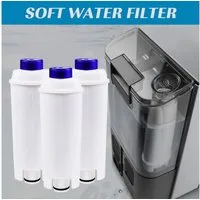 TronicXL Wasserfilter 4 Stück Wasser Filter für De'Longhi DLSC 002 SER3017 Kaffeemaschine, Zubehör für DLCS002 ECAM ESAM ETAN SER3017, Für Kaffeevollautomaten Aquasemi Rhodesy HG00100-RS EC Serien
