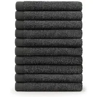 Blumtal Gästehandtücher 30x30cm - weich und saugstark, Frottee (12-St), 12er und 24er Set, 100% Baumwolle