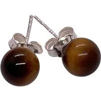 Steinfixx® Paar Ohrstecker 925 Silber Edelstein Perlen Ohrringe - Handmade (zeitlose Eleganz immer dabei, 1-tlg., verschiedene Varianten), incl. Geschenkbox