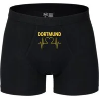multifanshop Boxershorts Dortmund - Herzschlag - Unterwäsche
