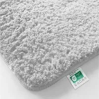 Kubus Badematte Karat Rechteckig, Badteppich, Extrem weicher & dichter Hochflor, Höhe 30 mm, rutschhemmende Latexbeschichtung, Polyester, Polyester, Waschmaschinenfest