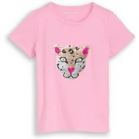 TOM TAILOR T-Shirt T-Shirt T-Shirt mit Wendepailletten