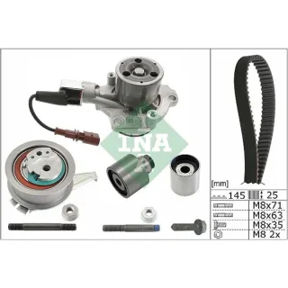 INA Zahnriemensatz + Wasserpumpe Seat Skoda VW 530069930