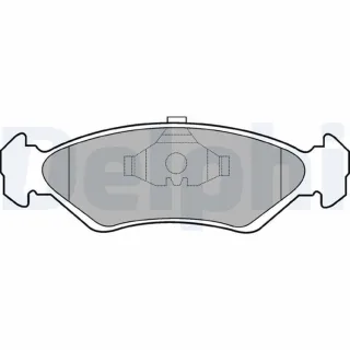 Delphi Bremsbel?ge vorne Ford Courier Fiesta Ka