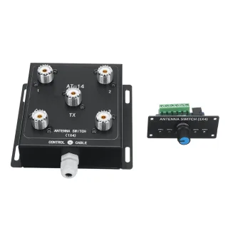 AT-14 4-Way Coax Remote Antenna Switch Convenient Switching 1.8MHz-60MHz 500W PEP