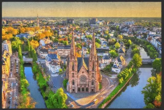 Fussmatte Straßburg 10404 | Größe: 60 cm x 45 cm