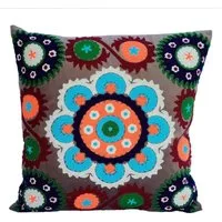 Casa Moro Dekokissen Mandala Kissen Dana 40x40 cm mit Füllung quadratisch, Boho Kissen Sofakissen Deko-Kissen Couchkissen MD002