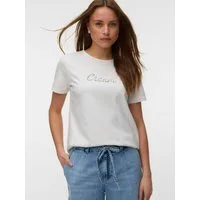 Vero Moda Kurzarmshirt VMMIRANDA SIF SS TOP BOX JRS Baumwolle, regular fit