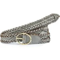 LASCANA Ledergürtel Hüftgürtel, Flechtgürtel, Anzuggürtel, Hosengürtel, Gürtel aus Leder im klassischen Look für Jeans & Kleider