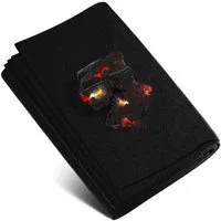 EVOCAMP Bodenschutzmatte feuerfeste Unterlage, für Grill, Brandschutz bis zu 982 °C, 1-St., Feuerfester Stoff ideal als Feuerschutzmatte oder als Grillunterlage, schwarz 100x100 cm