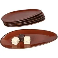 MamboCat Frühstücksteller MamboCat Marron Taste 6er Set Kuchenteller Porzellan