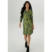 Aniston SELECTED Jerseykleid mit fantasievollem Blütendruck Allover