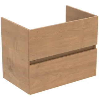 Ideal Standard Waschtischunterschrank Eurovit+ 2 Auszüge 700x440x550mm Hamilton Eiche, R0261Y8 R0261Y8