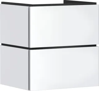 Hansgrohe Waschtischunterschrank Xilesa E 580x470mm m.2SK PushOpen f.WB mattweiss, 54293700 54293700