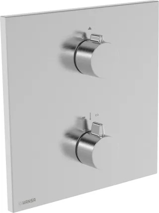 Hansa Sichtteil f. einen Abgang, HANSAEASYMIX 8871 Rosette eckig Stahl, 8871906280 8871906280