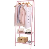 Youyijia Kleiderständer Clothes Rack 2 Shelves for Shoes and Boxes