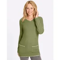 Sieh an! Strickpullover Longpullover Langarm Jersey