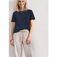 STREET ONE T-Shirt mit Nietendeko