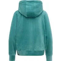 Ragwear Sweatjacke Corduly Cordy Freizeitjacke Zip-Hoodie aus weichem Kord in Samt-Haptik