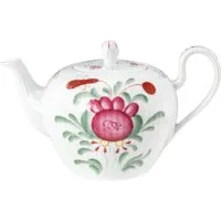 Seltmann Weiden Kanne Amina Ostfriesenrose, 0,75 l, (1-St), Kaffeekanne, Teekanne mit Relief