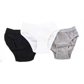 Pack-3 Atmungsaktive Stoffunterhosen D093I Mädchen