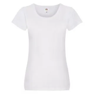 Fruit of the Loom - T-Shirt für Damen (Weiß)