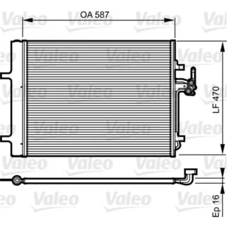 Valeo Klimakondensator Ford Land Rover
