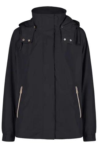 Barbara Lebek - Jacke mit Kapuze black - Gr. - 40
