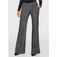 bonprix Marlene-Hose lockere Passform, weites Bein, Woll-Optik, festlicher Stil